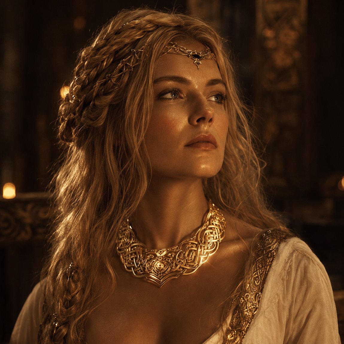 Freyja mit dem Halsband Brisingamen