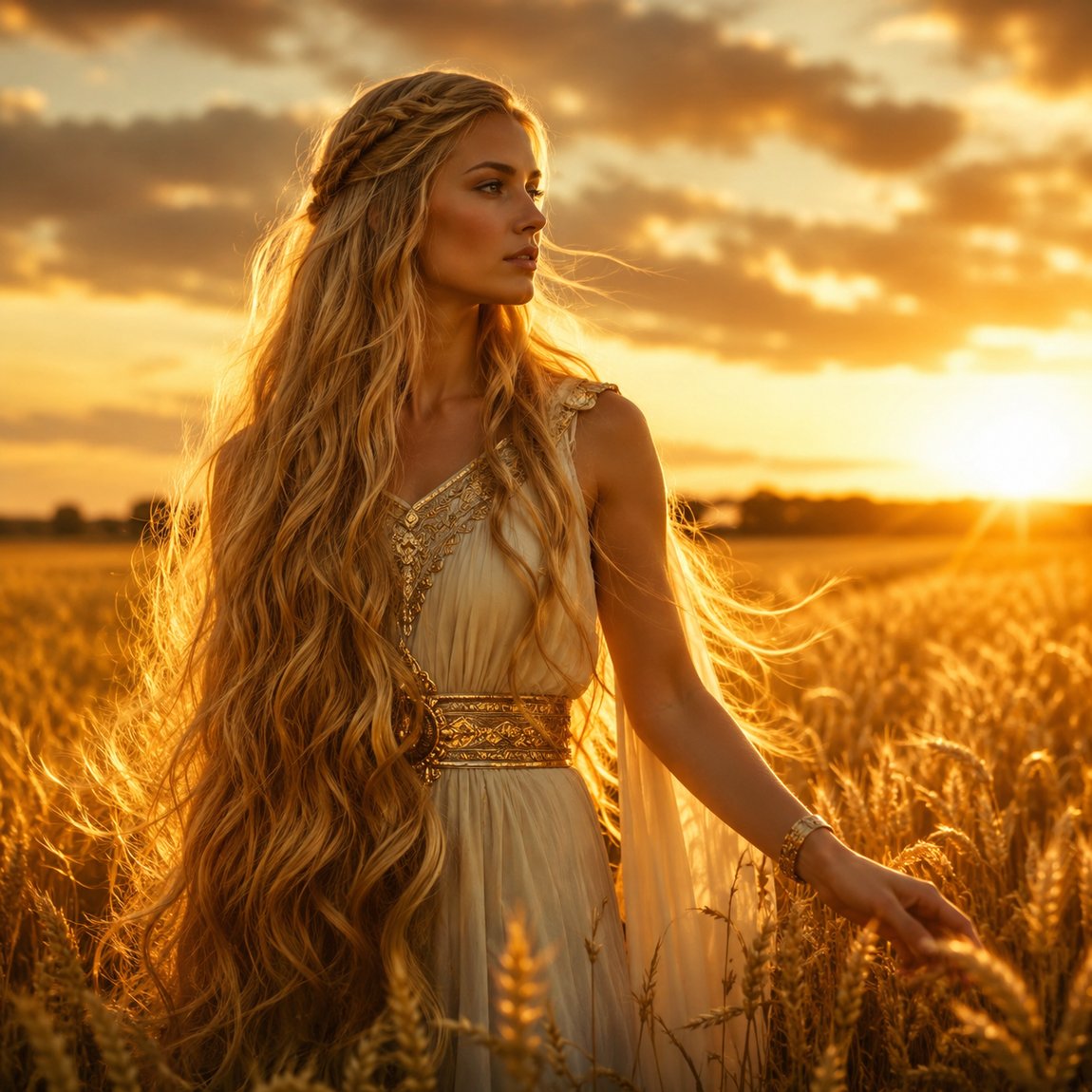 Sif, die goldhaarige Gemahlin Thors