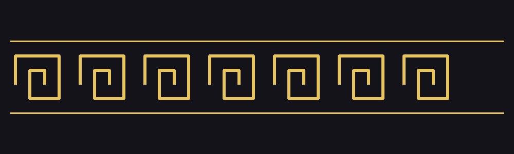 Antikes Mäander-Band (Greek Key) – der ornamentale Verwandte des Sonnenrads