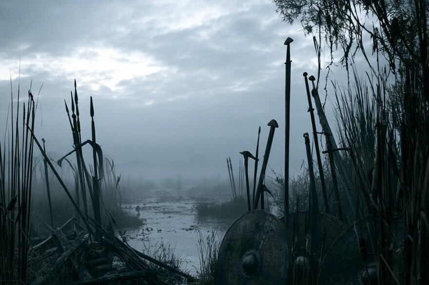 Moorlandschaft im Nebel – Sinnbild für das Opfermoor von Oberdorla