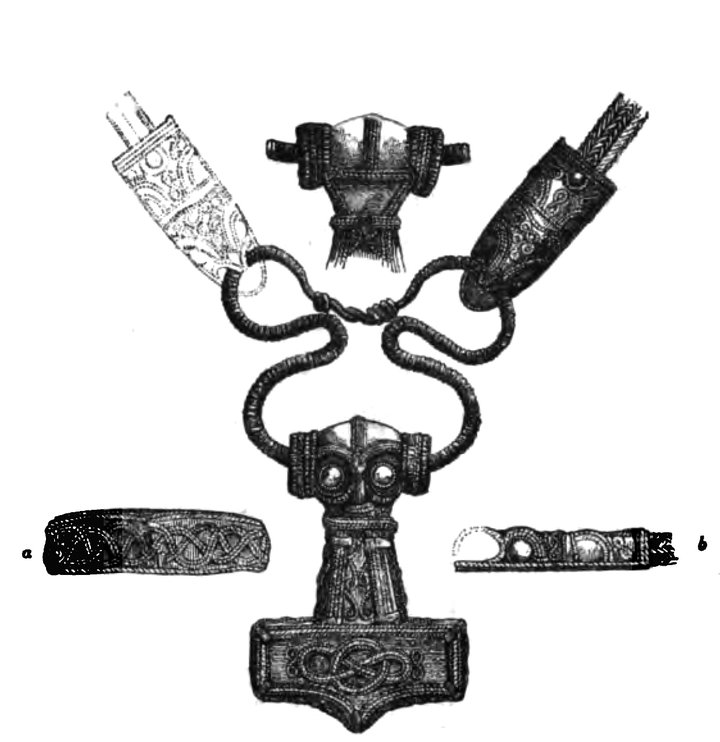 Silbernes Thorshammer-Amulett aus Erikstorp, Ostgotland