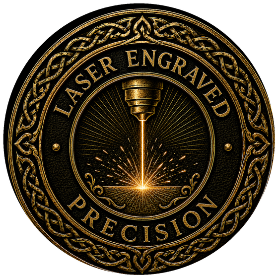 Laser-engraved with precision
